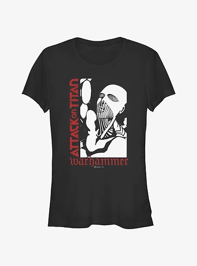 Attack On Titan War Hammer Titan Girls T-Shirt