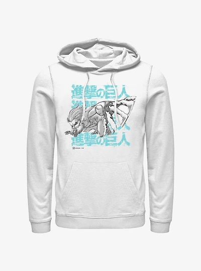 Attack On Titan Jaw Titan Stack Hoodie