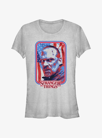 Stranger Things Hopper American In Russia Girls T-Shirt