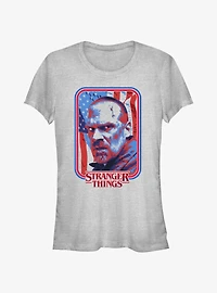 Stranger Things Hopper American In Russia Girls T-Shirt