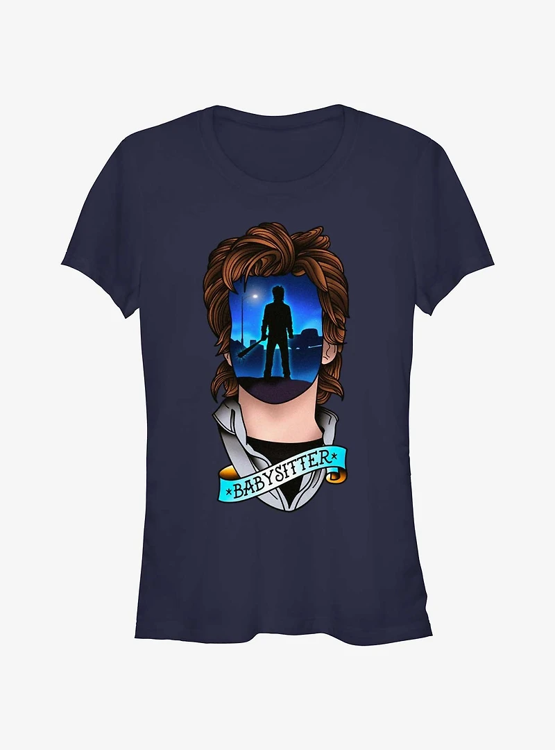 Stranger Things Tattoo Steve Girls T-Shirt