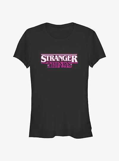 Stranger Things Logo Retro Girls T-Shirt