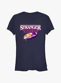 Stranger Things Retro Waffle Logo Girls T-Shirt