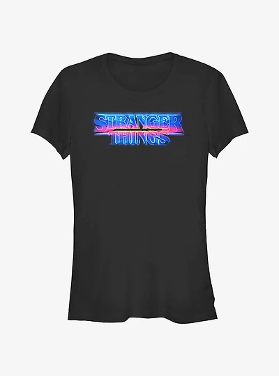 Stranger Things Retro Logo Girls T-Shirt