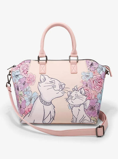 Loungefly Disney The Aristocats Marie & Duchess Floral Satchel Bag