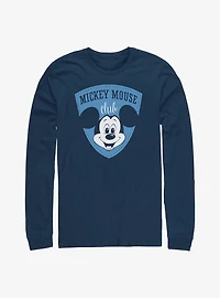 Disney100 Mickey Mouse Club Badge Long-Sleeve T-Shirt