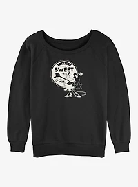 Disney100 Minnie Mouse Sassy and Sweet Girls Slouchy Sweatshirt