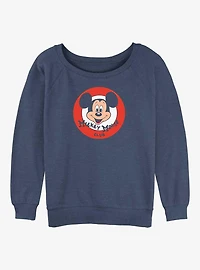 Disney 100 Mickey Mouse Club Girls Slouchy Sweatshirt