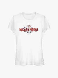 Disney 100 Mickey Mouse Club Logo Girls T-Shirt