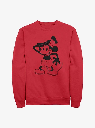 Disney 100 Captain Mickey Sound Cartoon Sweatshirt
