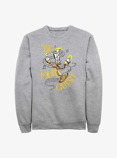 Disney 100 Lumiere Be Our Guest Sweatshirt