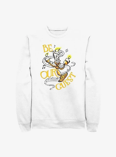 Disney 100 Lumiere Be Our Guest Sweatshirt
