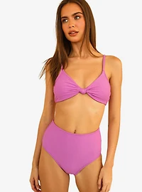 Dippin' Daisy's Balboa Swim Bottom Vivid Violet Ribbed
