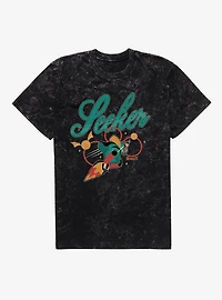 Harry Potter Team Spirit Hogwarts Seeker Mineral Wash T-Shirt