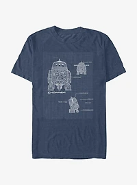 Star Wars: Rebels Chopper Schematics T-Shirt