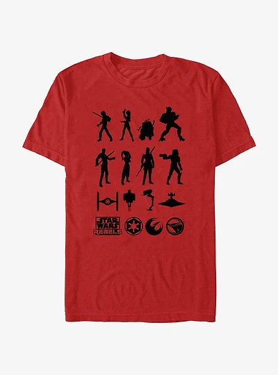 Star Wars: Rebels Rebel Silhouettes T-Shirt