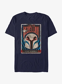 Star Wars: Rebels Join The Rebellion Restore Republic Poster T-Shirt BoxLunch Web Exclusive