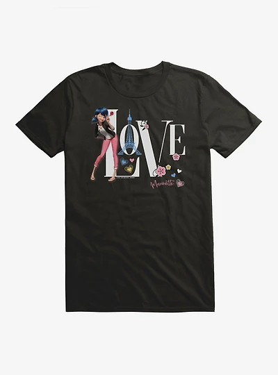Miraculous: Tales of Ladybug & Cat Noir Marinette Love Paris T-Shirt