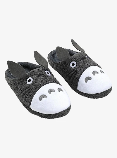 Studio Ghibli My Neighbor Totoro Figural Women's Sherpa Slippers - BoxLunch Exclusive