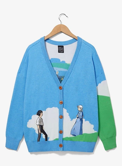 Studio Ghibli Howl's Moving Castle Howl and Sophie Women's Plus Cardigan — BoxLunch Exclusive