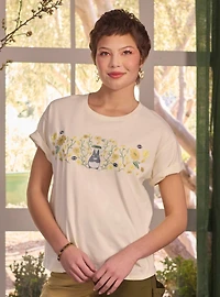 Studio Ghibli My Neighbor Totoro Floral Women's T-Shirt - BoxLunch Exclusive