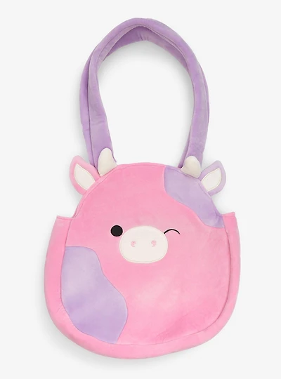 Squishmallows Patty the Cow Plush Tote Bag
