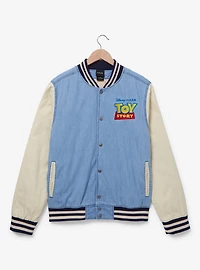 Disney Pixar Toy Story Buzz & Woody Denim Bomber Jacket - BoxLunch Exclusive