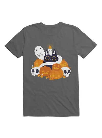 Pumpkin Cat T-Shirt