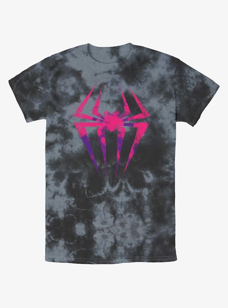 Marvel Spider-Man Spotty Spider Symbol Tie-Dye T-Shirt