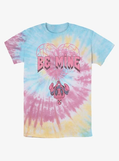Marvel Spider-Man Be Mine Tie-Dye T-Shirt