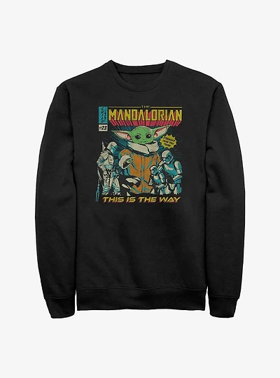 Star Wars The Mandalorian Child Poster Sweatshirt