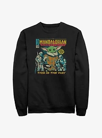 Star Wars The Mandalorian Child Poster Sweatshirt