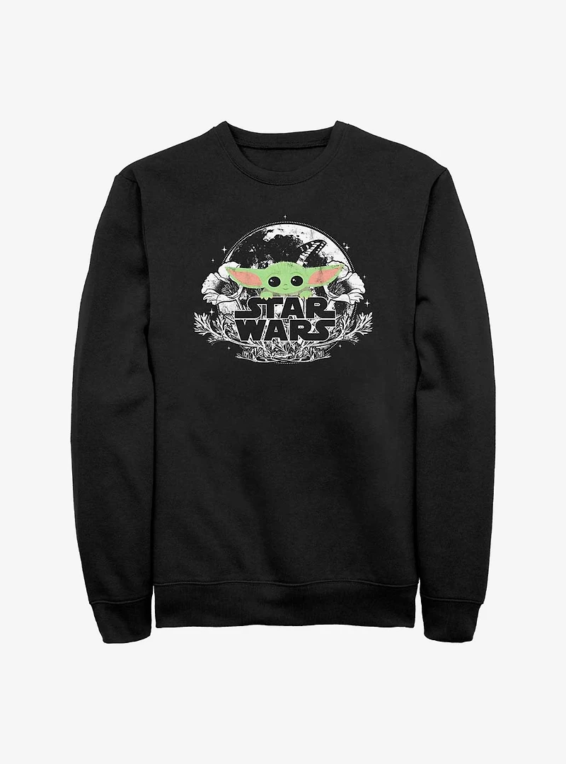 Star Wars The Mandalorian The Child Floral Sweatshirt