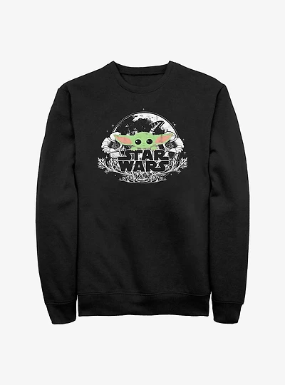 Star Wars The Mandalorian The Child Floral Sweatshirt