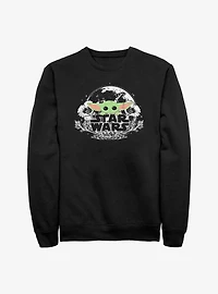 Star Wars The Mandalorian The Child Floral Sweatshirt