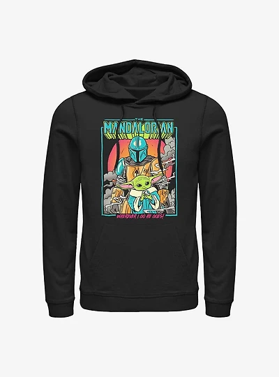Star Wars The Mandalorian Wherever I Go He Goes Hoodie