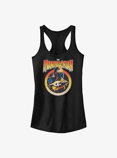 Star Wars The Mandalorian Mando N Child Girls Tank