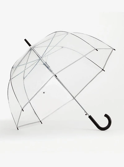 52" Bubble Stick Auto Open Umbrella Clear