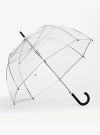 52" Bubble Stick Auto Open Umbrella Clear