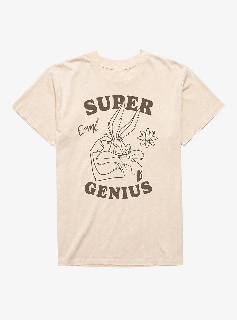 Looney Tunes Super Genius Mineral Wash T-Shirt