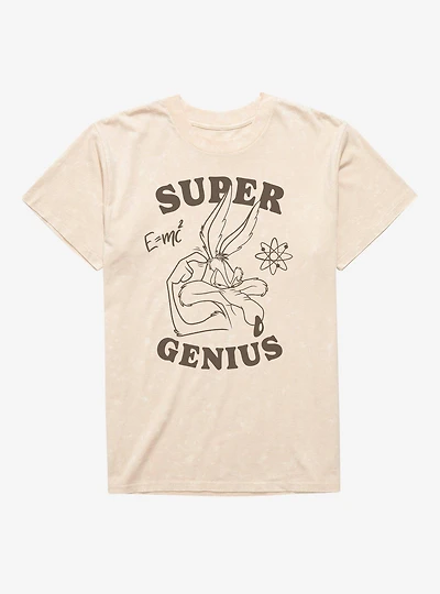 Looney Tunes Super Genius Mineral Wash T-Shirt