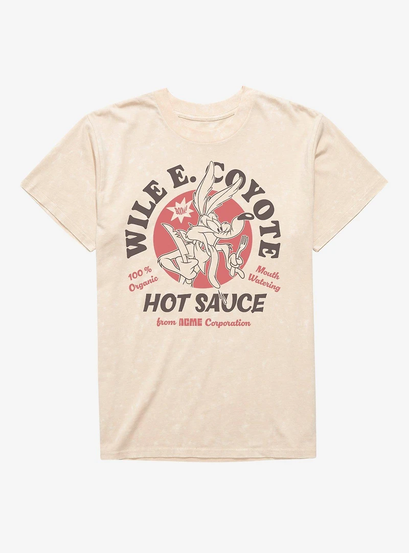 Looney Tunes Hot Sauce Mineral Wash T-Shirt