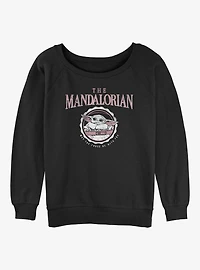 Star Wars The Mandalorian Collegiate Child Girls Slouchy Sweatshirt