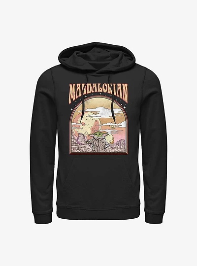 Star Wars The Mandalorian Sunset Child Hoodie