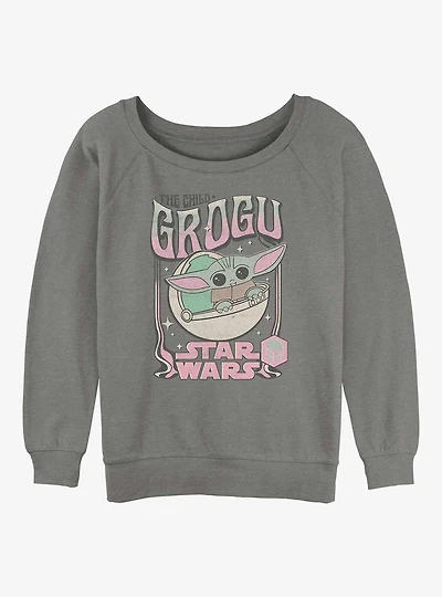 Star Wars The Mandalorian This Is The Way Grogu Girls Slouchy Sweatshirt