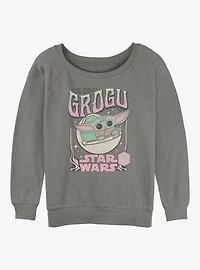 Star Wars The Mandalorian This Is The Way Grogu Girls Slouchy Sweatshirt