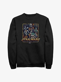 Star Wars The Mandalorian Retro Mandalorian Sweatshirt