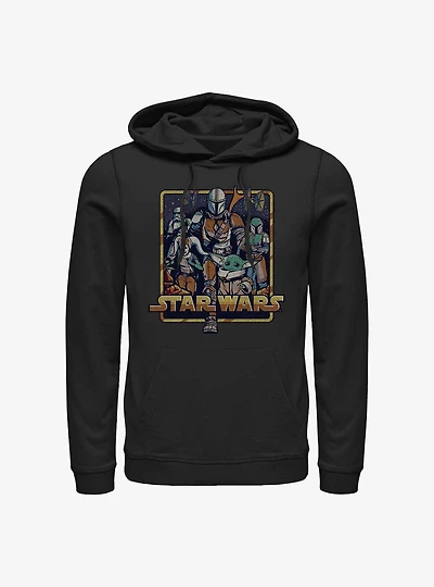 Star Wars The Mandalorian Retro Mandalorian Hoodie