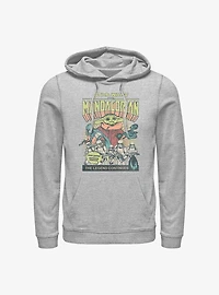 Star Wars The Mandalorian Grogu Comic Cover Hoodie
