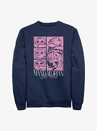 Star Wars The Mandalorian Grogu Poster Sweatshirt